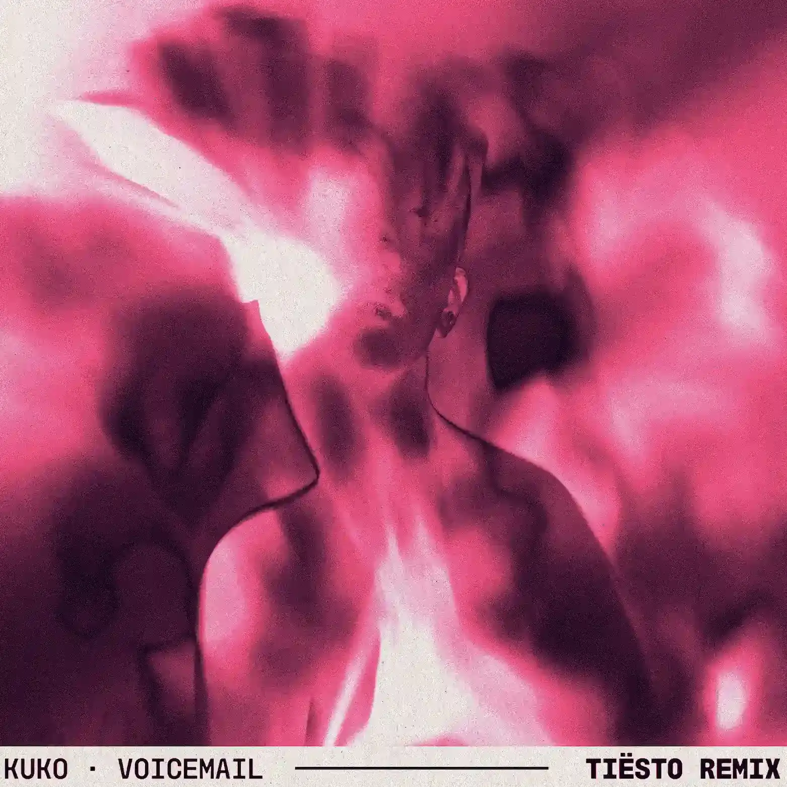 A text outlining the upcoming release of a Tiësto remix for the track Voicemail by KUKO, detailing release dates and upcoming album news.