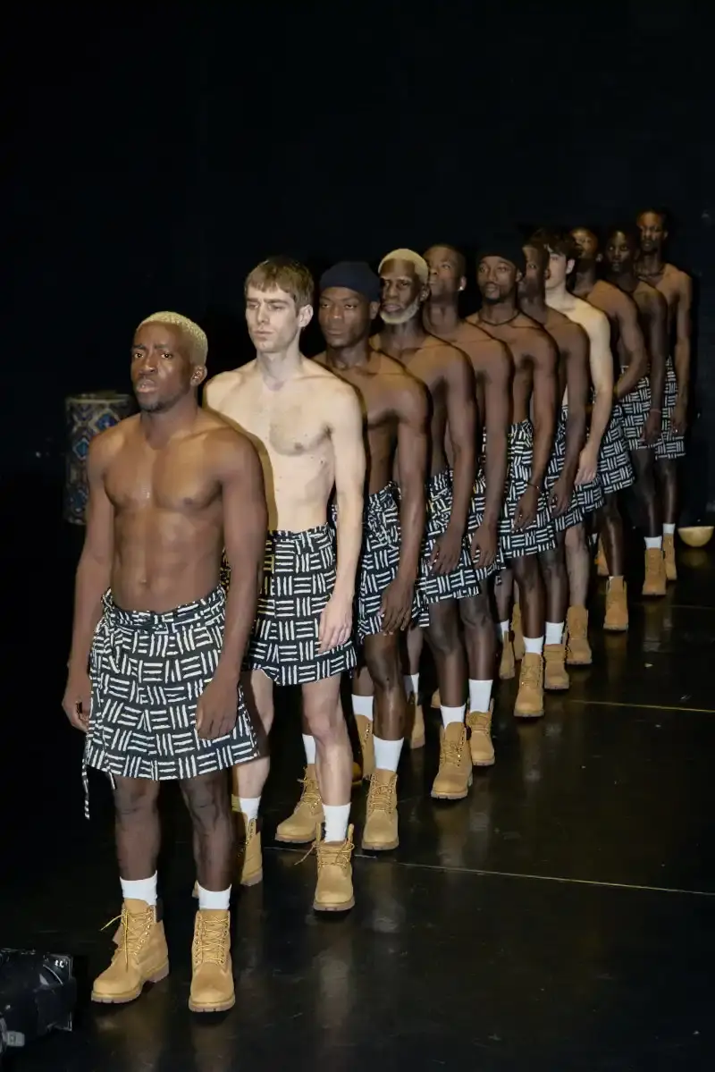 TIMBERLAND BOOTS ENTER DANCE PERFORMANCE IN MADRID Timberland's classic boots appear in choreographer Dani Pannullo's contemporary dance performance Constellations, running through February 8th at Teatros del Canal in Madrid. The collaboration connects the brand's streetwear heritage with performance art.