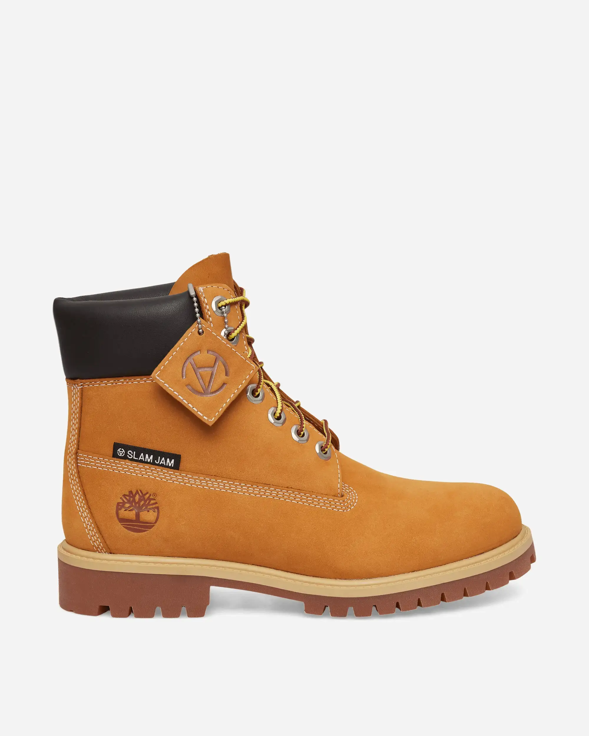 TIMBERLAND AND SLAM JAM REWORK THE 6-INCH BOOT image about the Timberland and Slam Jam collaboration on the Heritage 6-Inch Waterproof Boot, covering its New York inspiration and design details. (image 1 of 2)