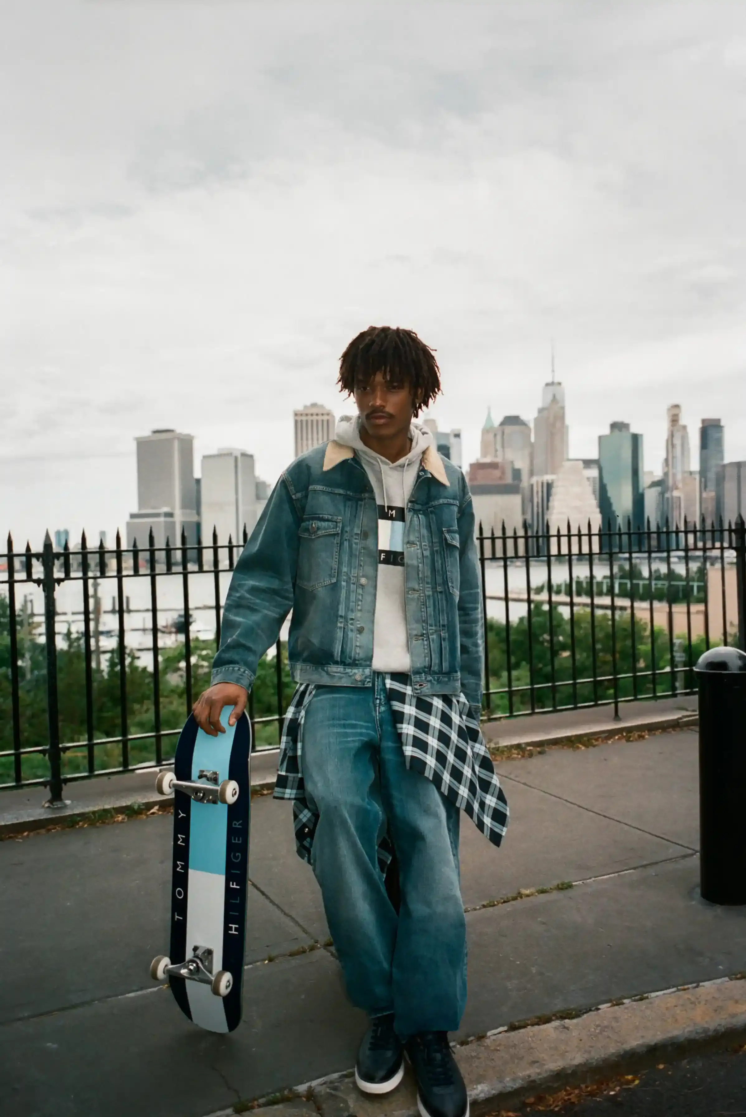 TOMMY HILFIGER AND FRGMT RELEASE A LIGHT BLUE CAPSULE image about the Tommy Hilfiger x FRGMT capsule collection. It covers the 1990s-based pieces, the light blue palette, quotes from Tommy Hilfiger and Hiroshi Fujiwara, the campaign film and the October 15, 2026 release.