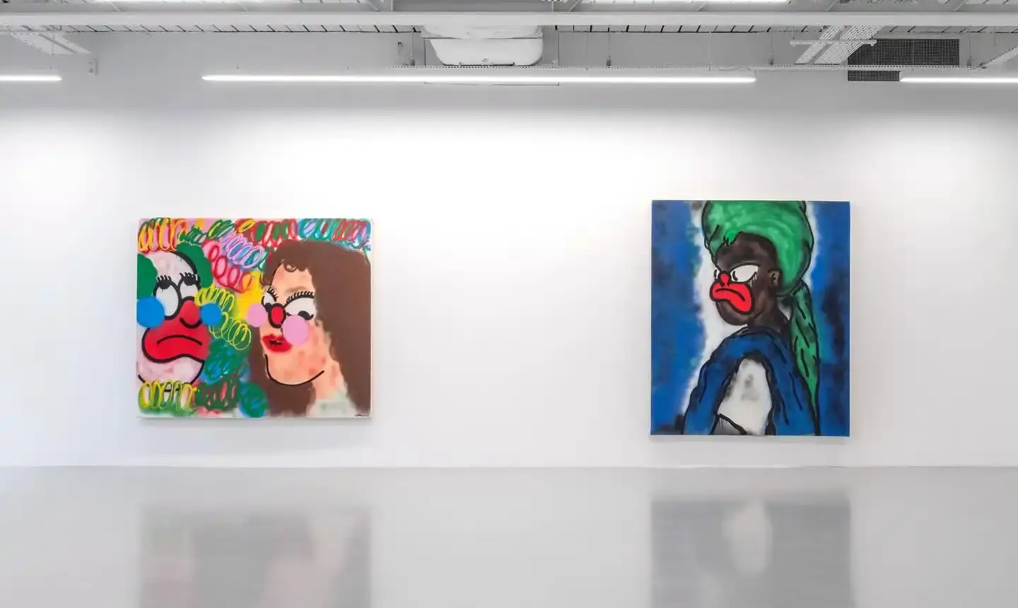 image examines how contemporary art galleries adapt to market changes, rising costs, and new collector preferences while smaller venues find alternative approaches to survive.