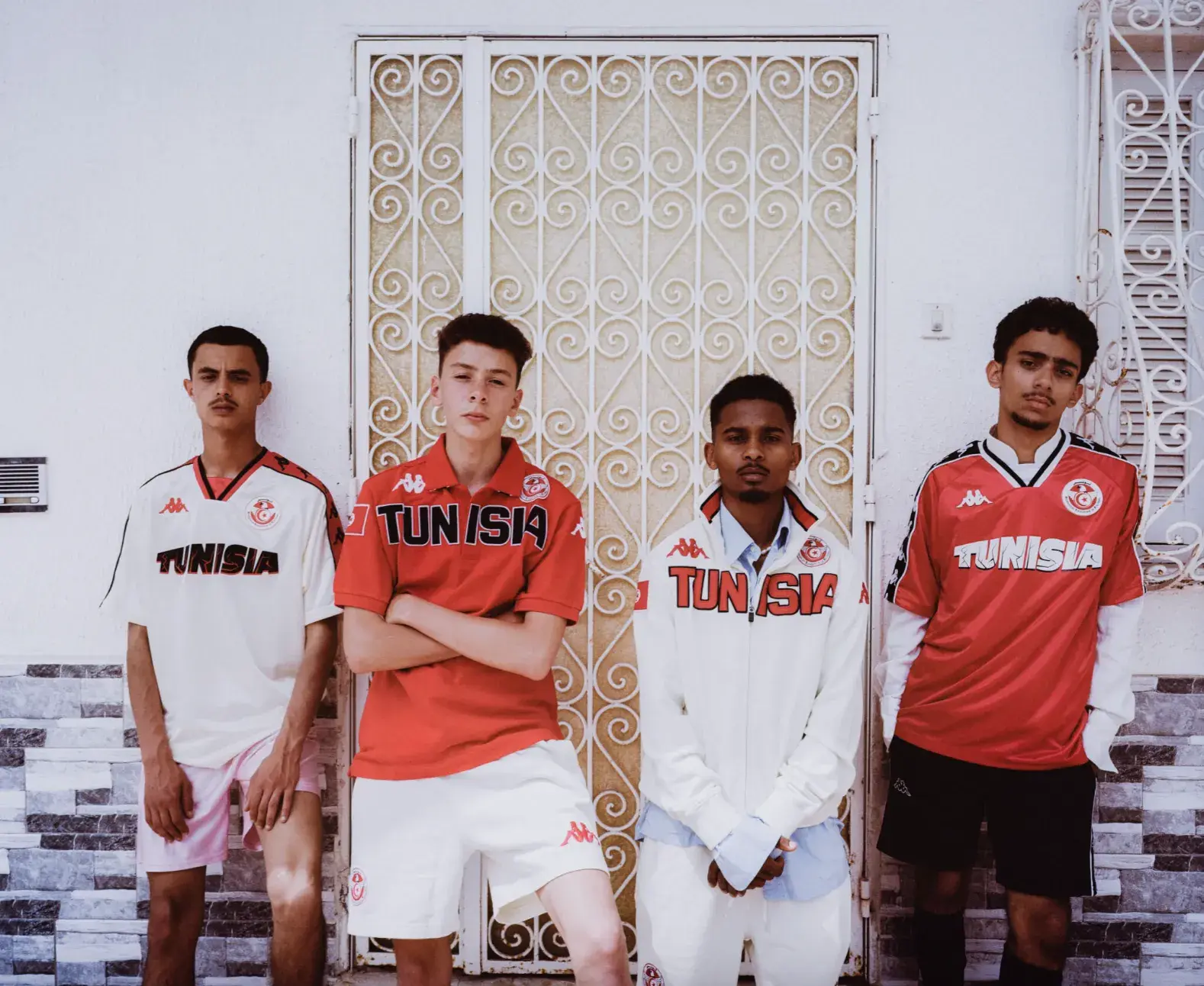 A image report detailing the new Tunisia national football team apparel collection by Kappa.