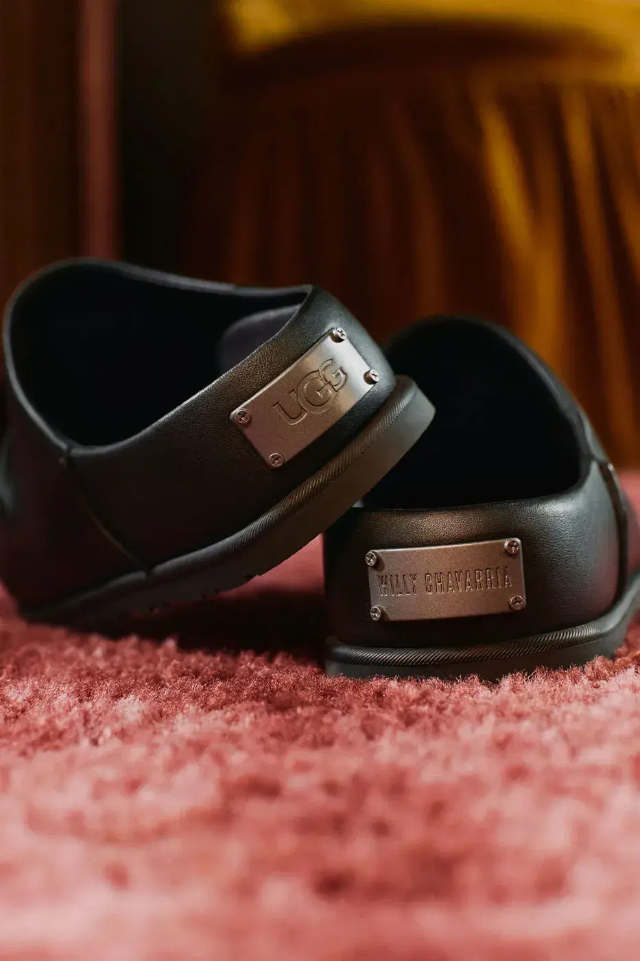 UGG AND WILLY CHAVARRIA LAUNCH LEATHER CAPSULE image of the UGG and Willy Chavarria product collaboration, price points, and campaign details. (image 16 of 21)
