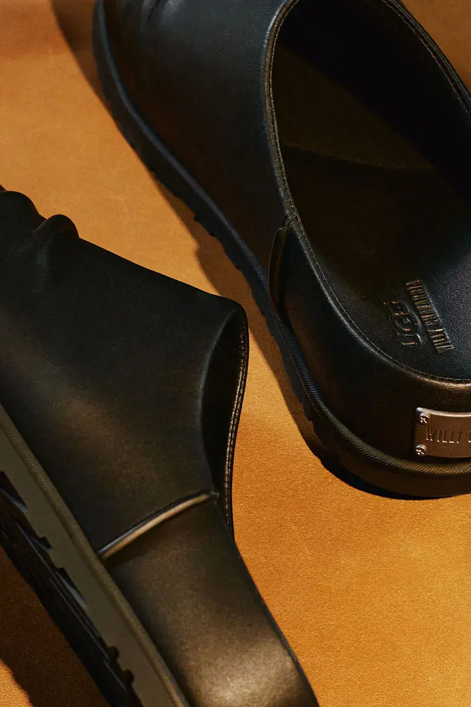 UGG AND WILLY CHAVARRIA LAUNCH LEATHER CAPSULE image of the UGG and Willy Chavarria product collaboration, price points, and campaign details. (image 15 of 21)
