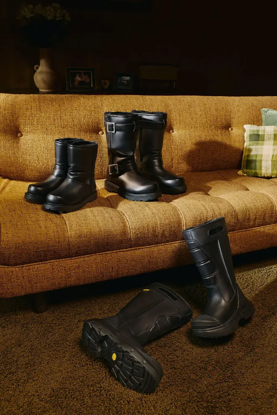UGG AND WILLY CHAVARRIA LAUNCH LEATHER CAPSULE image of the UGG and Willy Chavarria product collaboration, price points, and campaign details. (image 18 of 21)