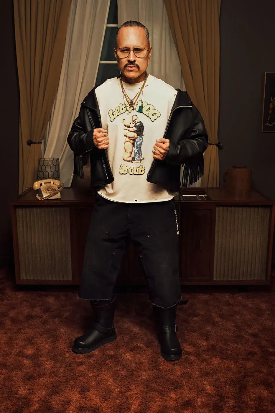UGG AND WILLY CHAVARRIA LAUNCH LEATHER CAPSULE image of the UGG and Willy Chavarria product collaboration, price points, and campaign details. (image 20 of 21)