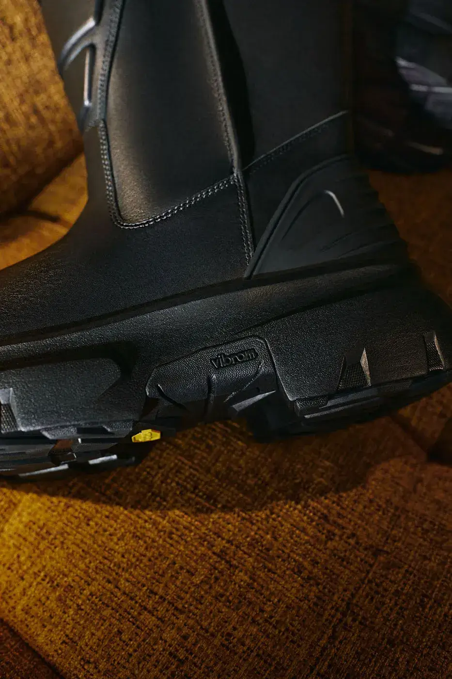 UGG AND WILLY CHAVARRIA LAUNCH LEATHER CAPSULE image of the UGG and Willy Chavarria product collaboration, price points, and campaign details. (image 11 of 21)