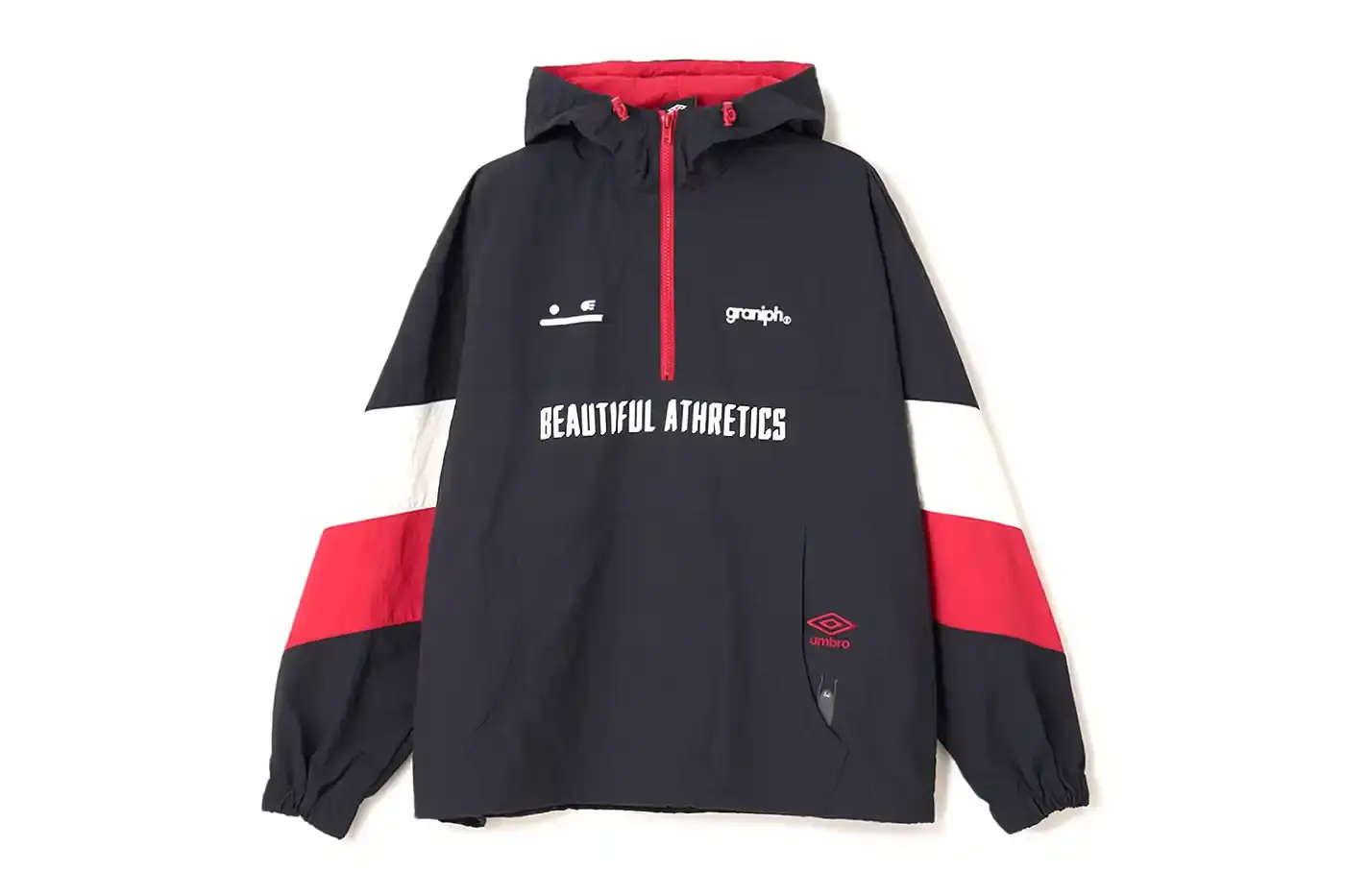 UMBRO X GRANIPH DROP HERITAGE FOOTBALL GEAR image about UMBRO and graniph fashion collaboration featuring character designs on football apparel and accessories. (image 2 of 11)