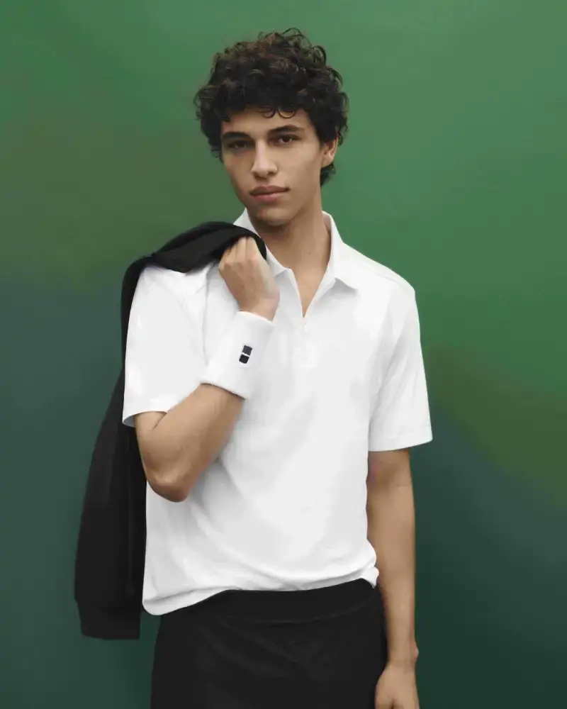 UNIQLO AND ROGER FEDERER RELEASE SPRING APPAREL COLLECTION A image document detailing the new Uniqlo and Roger Federer clothing collection releasing on March 27. The document outlines garment features and design details. (image 8 of 8)