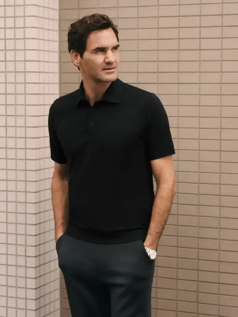 UNIQLO AND ROGER FEDERER RELEASE SPRING APPAREL COLLECTION A image document detailing the new Uniqlo and Roger Federer clothing collection releasing on March 27. The document outlines garment features and design details. (image 3 of 8)