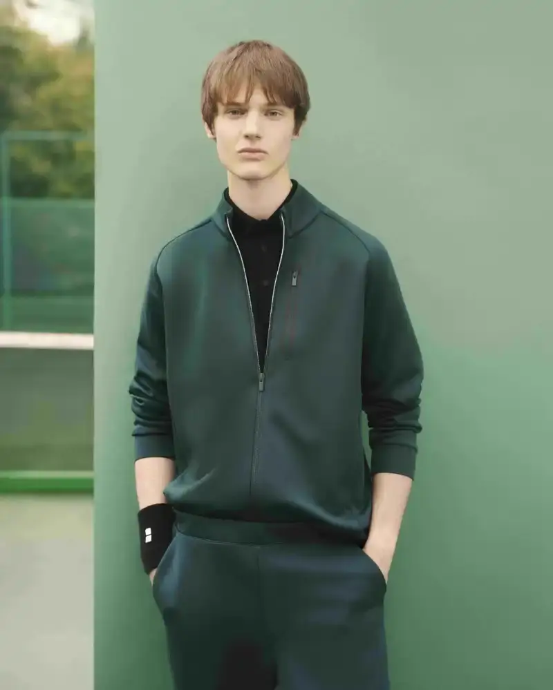 UNIQLO AND ROGER FEDERER RELEASE SPRING APPAREL COLLECTION A image document detailing the new Uniqlo and Roger Federer clothing collection releasing on March 27. The document outlines garment features and design details. (image 7 of 8)