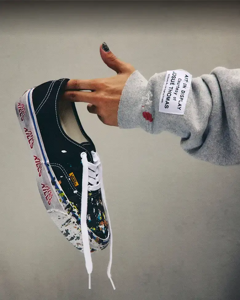 VANS AND GALLERY DEPT. RELEASE PAINTED AUTHENTIC 44 image about the OTW by Vans and Gallery Dept. collaboration on a hand-painted Authentic 44 sneaker design. (image 8 of 8)