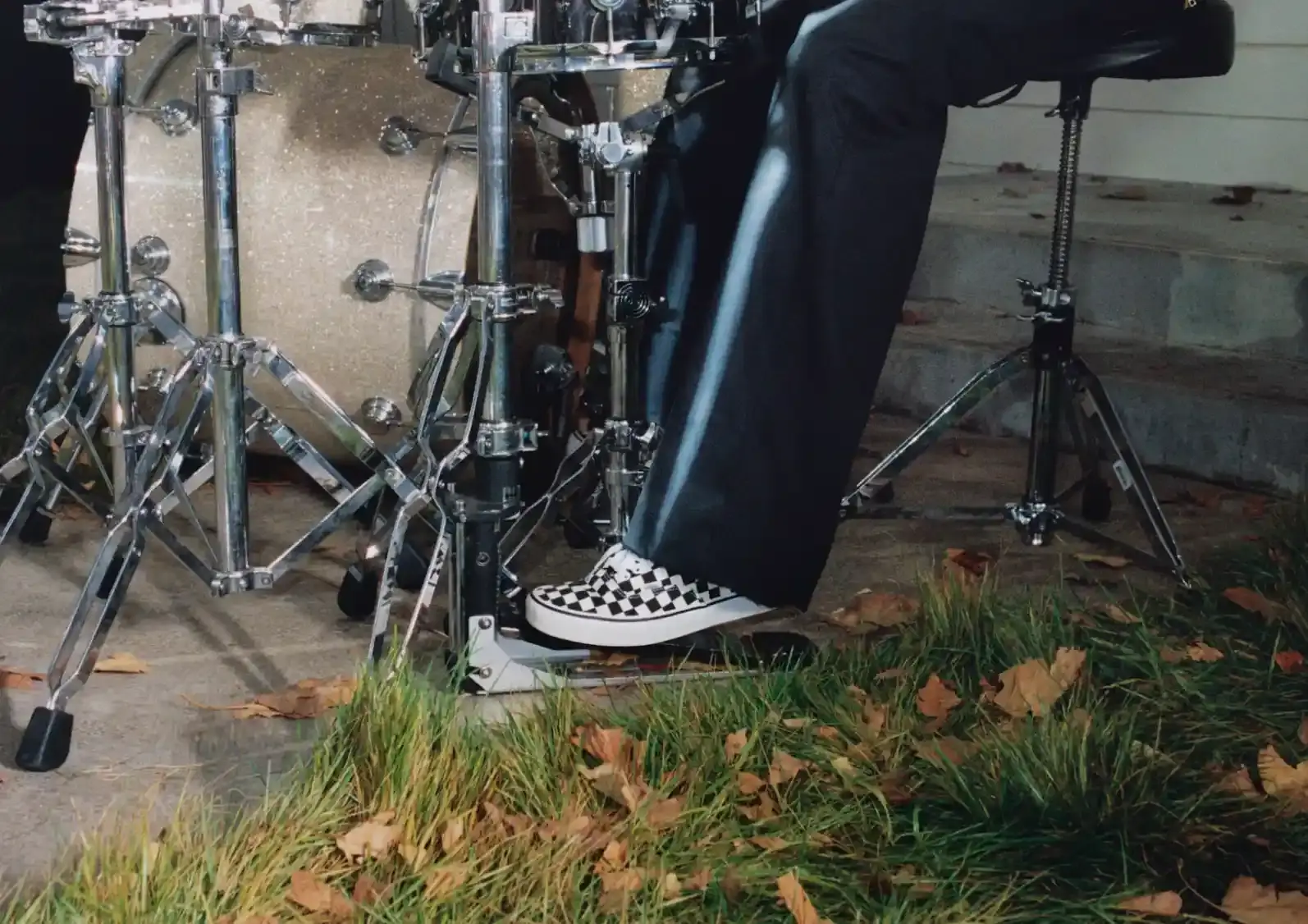 VANS OFF THE WALL CAMPAIGN FEATURES THE AUTHENTIC image of the 2026 Vans Off The Wall campaign focusing on the Authentic footwear model alongside various musicians and skateboarders (image 3 of 13)