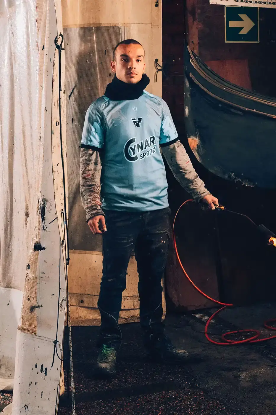 VENEZIA FC AND NOCTA DROP FOURTH KIT FOR 25/26 image about Venezia FC's collaboration with NOCTA on a new football jersey design inspired by Venice's lagoon, featuring local athletes and cultural figures in the campaign. (image 5 of 10)