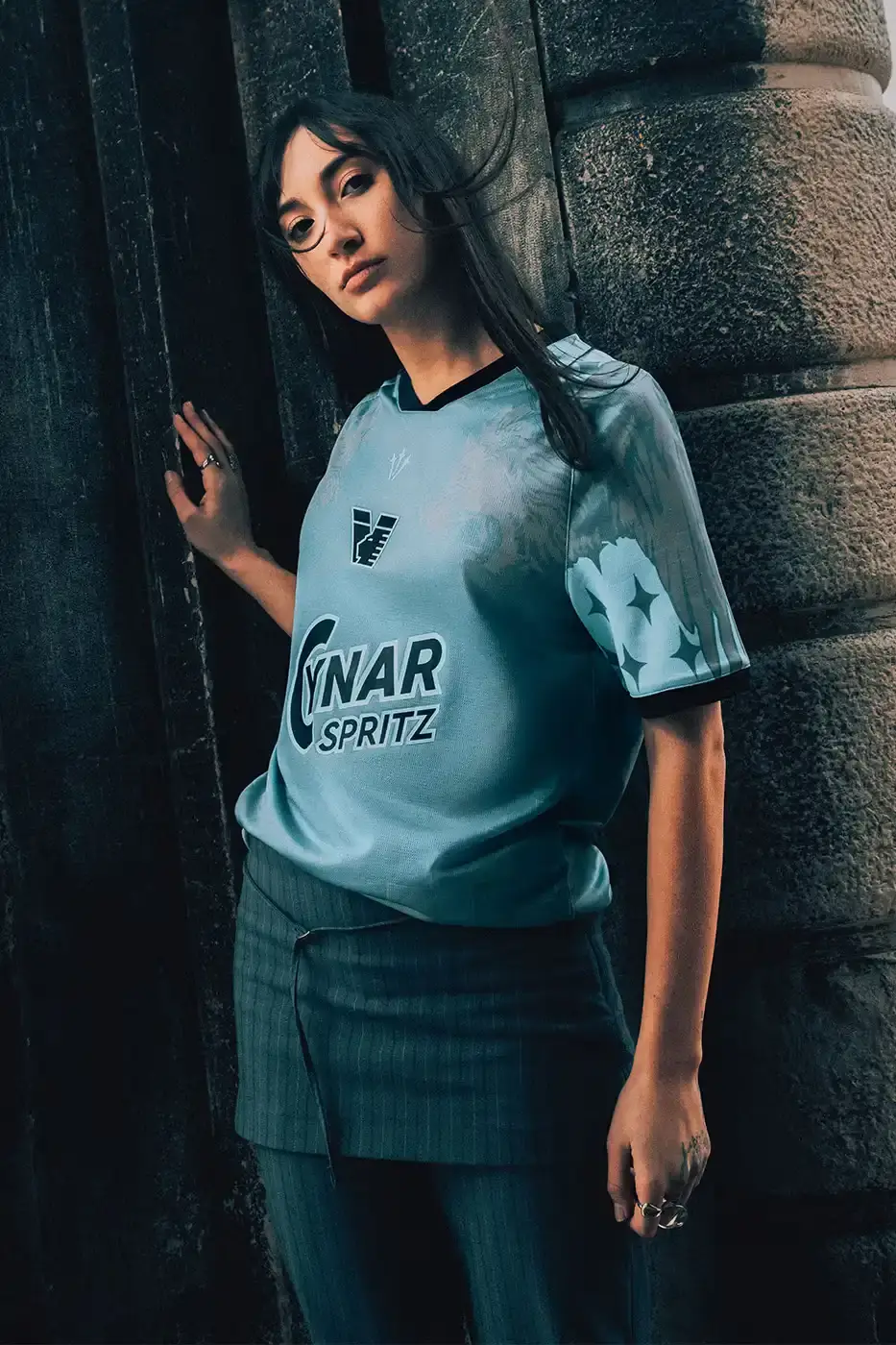 VENEZIA FC AND NOCTA DROP FOURTH KIT FOR 25/26 image about Venezia FC's collaboration with NOCTA on a new football jersey design inspired by Venice's lagoon, featuring local athletes and cultural figures in the campaign.