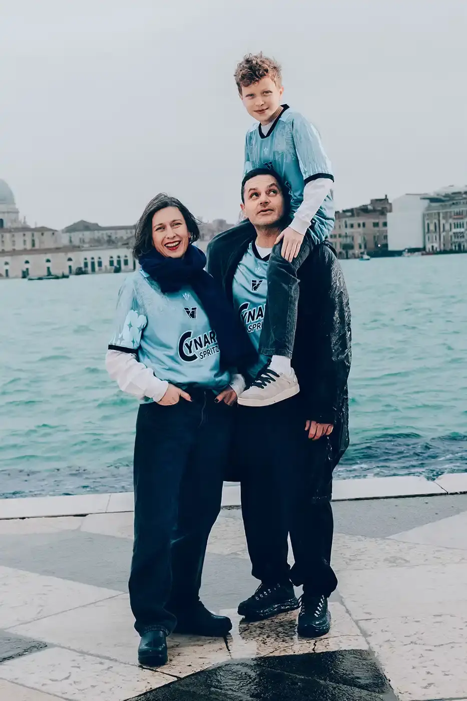 VENEZIA FC AND NOCTA DROP FOURTH KIT FOR 25/26 image about Venezia FC's collaboration with NOCTA on a new football jersey design inspired by Venice's lagoon, featuring local athletes and cultural figures in the campaign. (image 4 of 10)