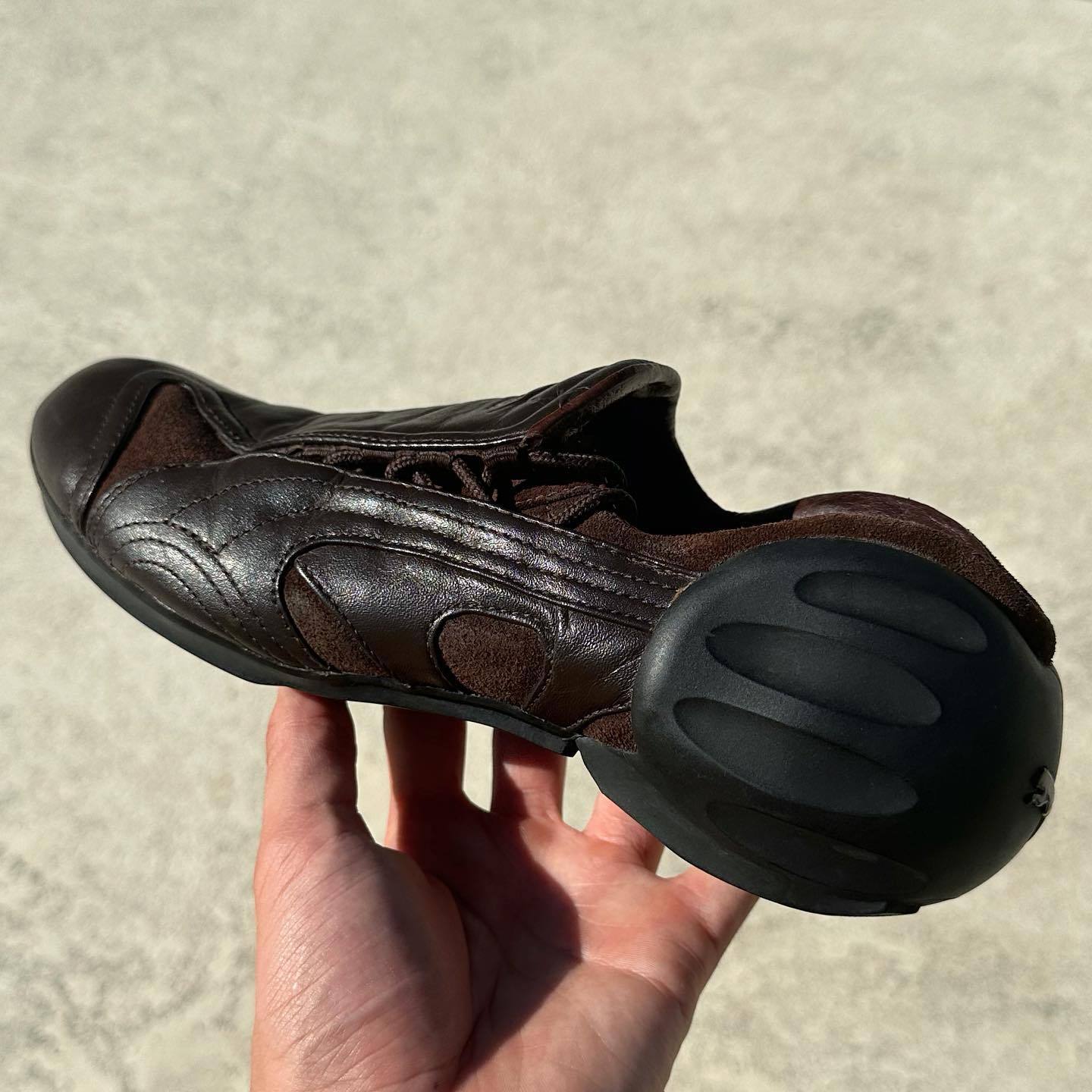 via @satori.sphere | Puma Kugelblitz - designed by Peter Schmid, 2004