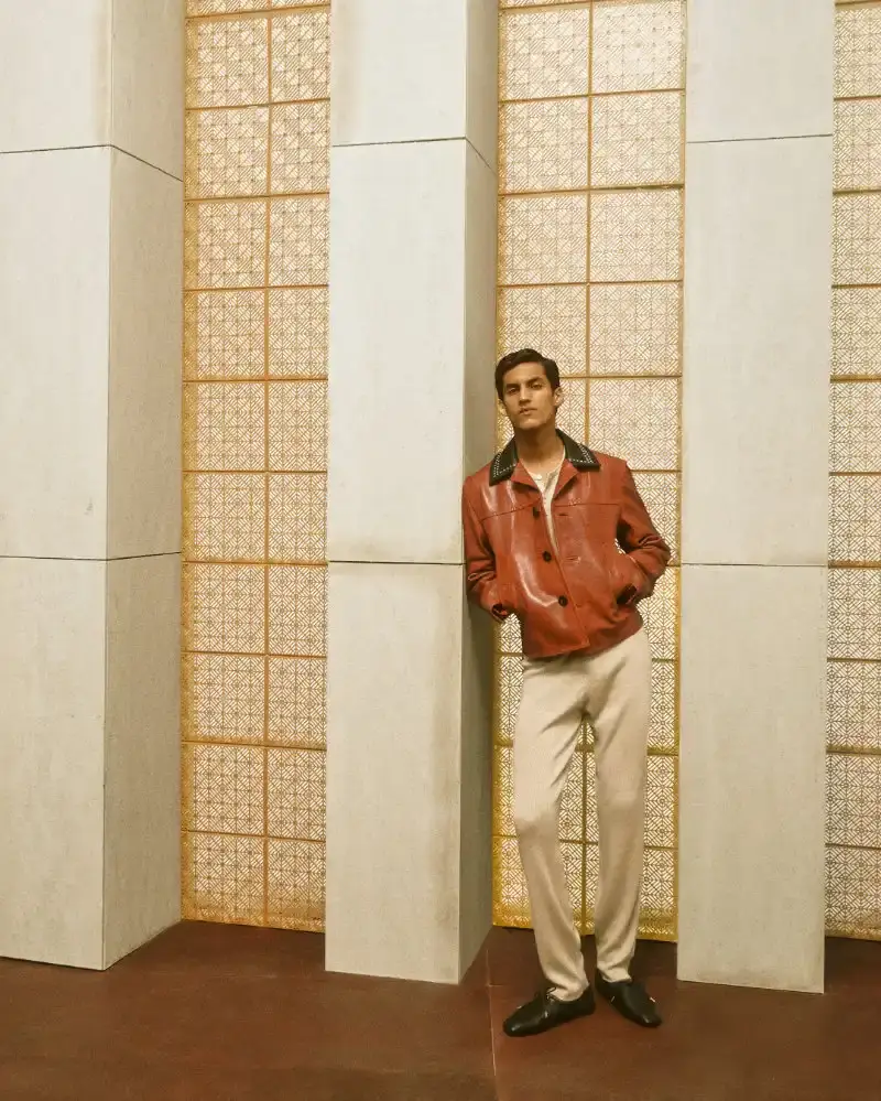 WALES BONNER EXPLORES MODERNIST ARCHITECTURE Wales Bonner Fall/Winter 2026 collection inspired by modernist architecture, featuring structured garments, collaborative craftsmanship, and cultural references. (image 16 of 25)