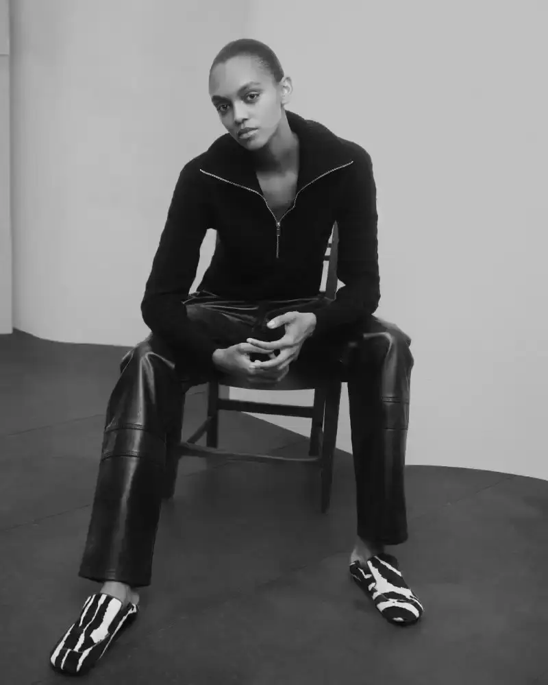 WALES BONNER EXPLORES MODERNIST ARCHITECTURE Wales Bonner Fall/Winter 2026 collection inspired by modernist architecture, featuring structured garments, collaborative craftsmanship, and cultural references. (image 11 of 25)