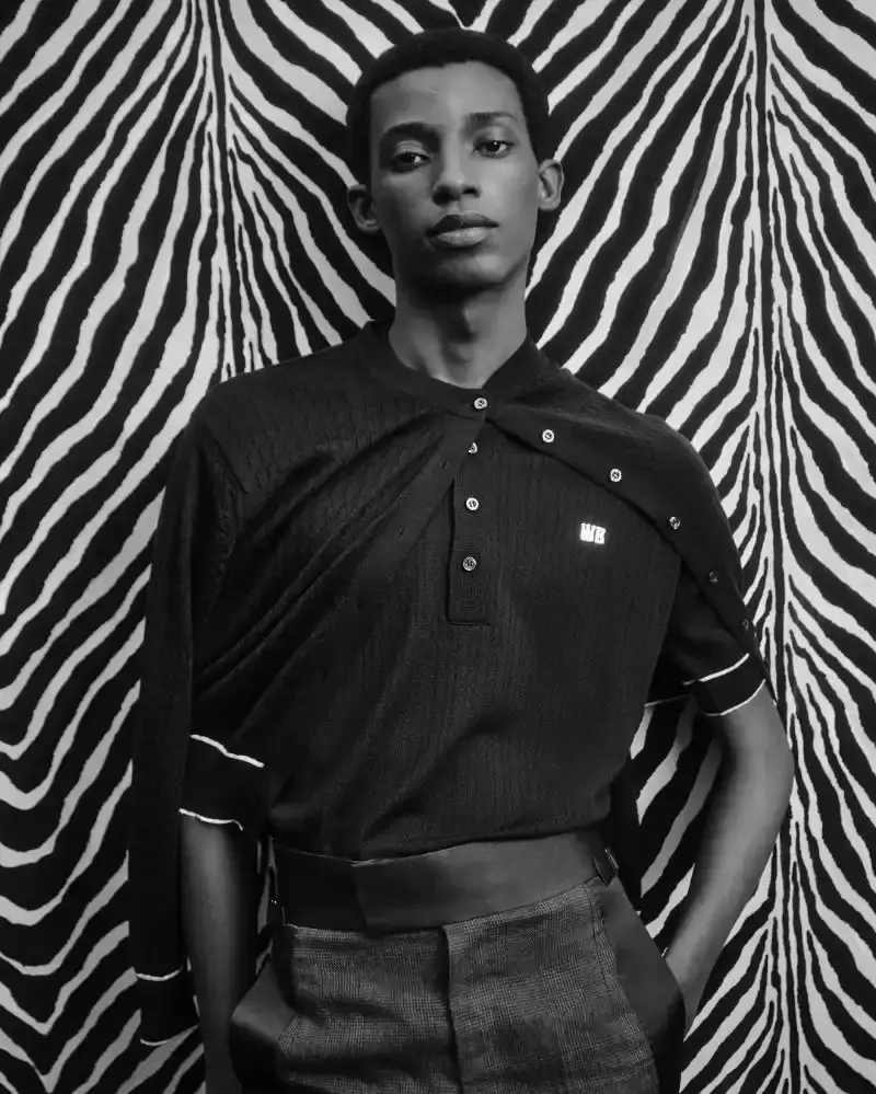 WALES BONNER EXPLORES MODERNIST ARCHITECTURE Wales Bonner Fall/Winter 2026 collection inspired by modernist architecture, featuring structured garments, collaborative craftsmanship, and cultural references. (image 19 of 25)
