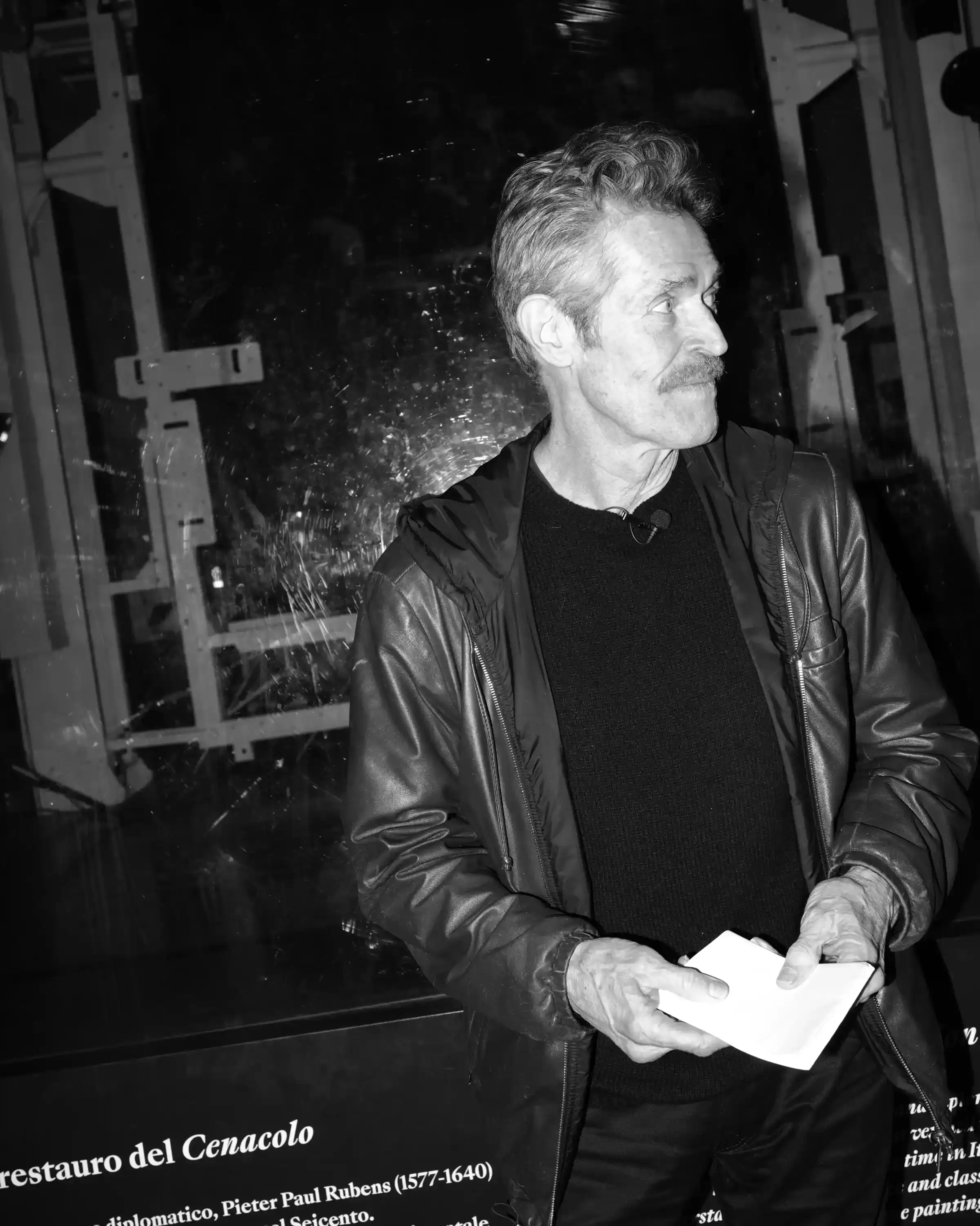 © Casawi | Willem Dafoe reads Gabriele Tinti's poems courtesy Sha Ribeiro © Casawi | Willem Dafoe reads Gabriele Tinti's poems courtesy Sha Ribeiro