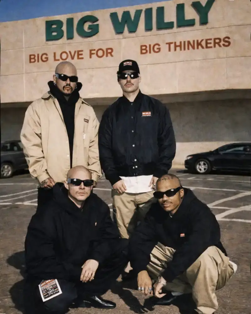 WILLY CHAVARRIA EXPANDS WITH BIG WILLY LINE Willy Chavarria debuts BIG WILLY, a workwear collection featuring chinos, work shirts, bomber jackets, and coach jackets at accessible prices, available exclusively on the brand's website.
