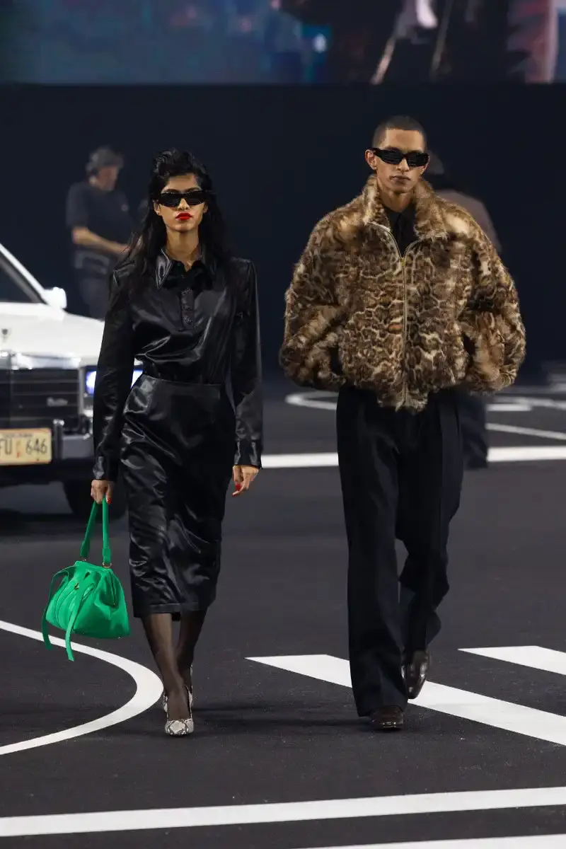 WILLY CHAVARRIA RETURNS TO PARIS FOR FALL/WINTER 2026 Fashion designer Willy Chavarria presented his Fall/Winter 2026 collection at Paris Fashion Week, featuring approximately 100 looks across three acts. The collection moved from everyday workwear through streetwear to fine tailoring, with improved fabrics and continued focus on representing real people. (image 33 of 47)