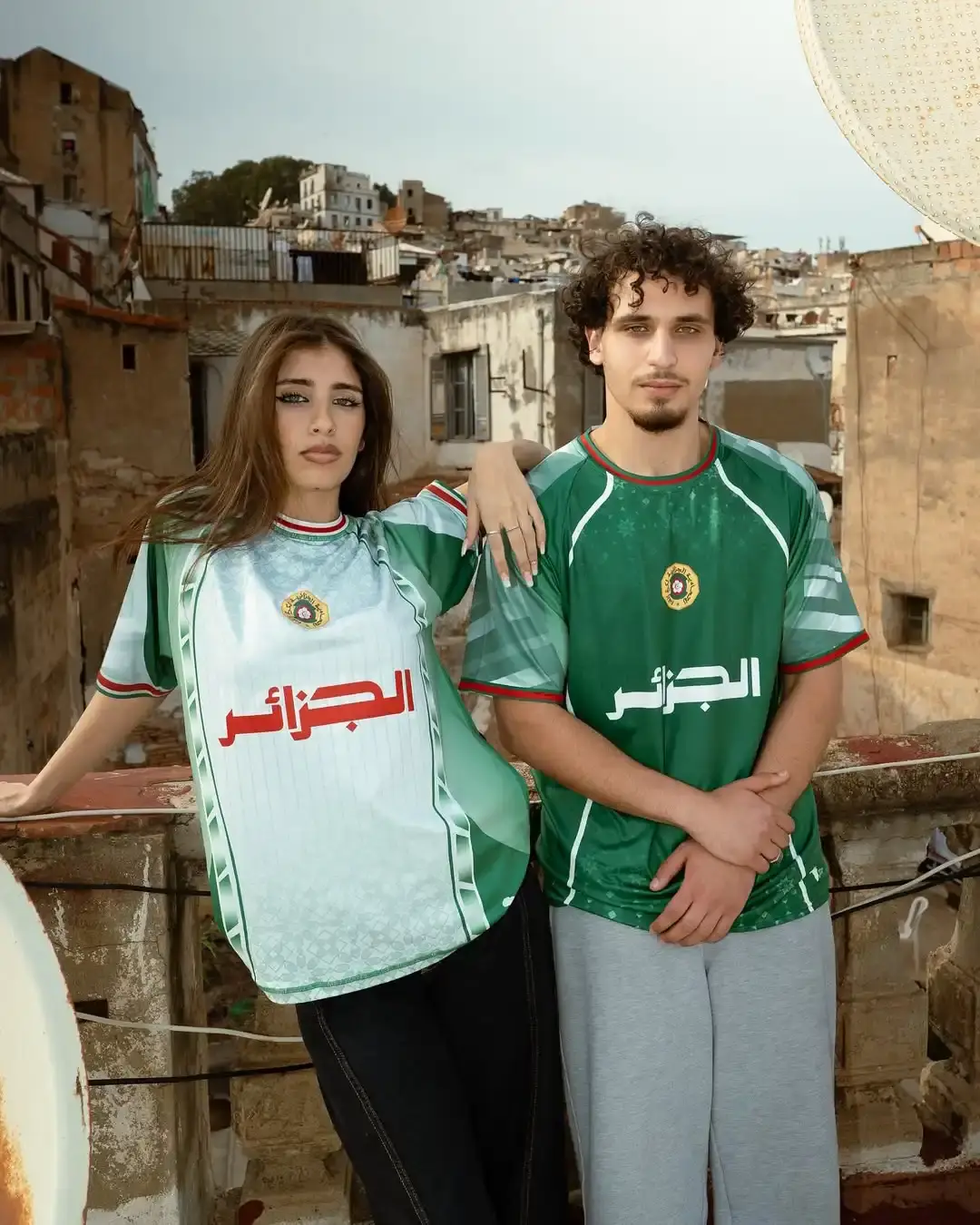 WYN X AMAZEERI LAUNCH NORTH AFRICAN FOOTBALL COLLECTION Algerian streetwear brands WYN and AMAZEERI collaborate on reversible football jerseys inspired by North African heritage, featuring designs that reference Algeria, Tunisia, and Morocco. (image 5 of 12)