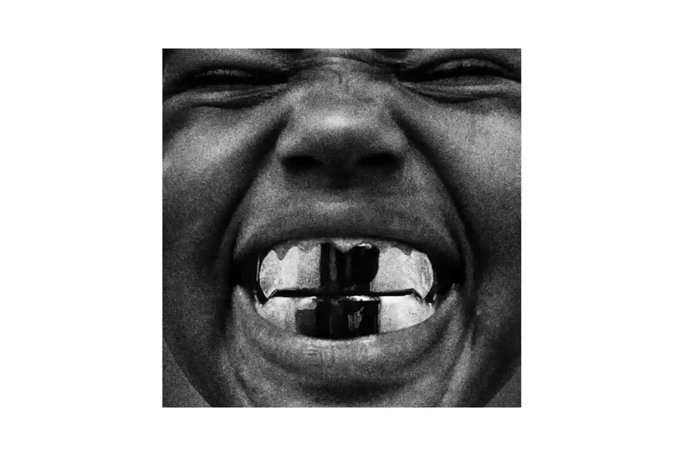 Ye Black long-sleeve t-shirt featuring Daidō Moriyama's monochromatic album artwork for Ye's 'Bully' album (image 7 of 10)