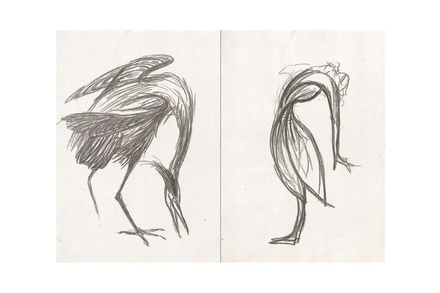 YOHJI YAMAMOTO RELEASES UNSEEN SKETCHES IN NEW BOOK image detailing the upcoming release of a 310 page hardcover book showcasing personal fashion drawings by Yohji Yamamoto. (image 2 of 4)
