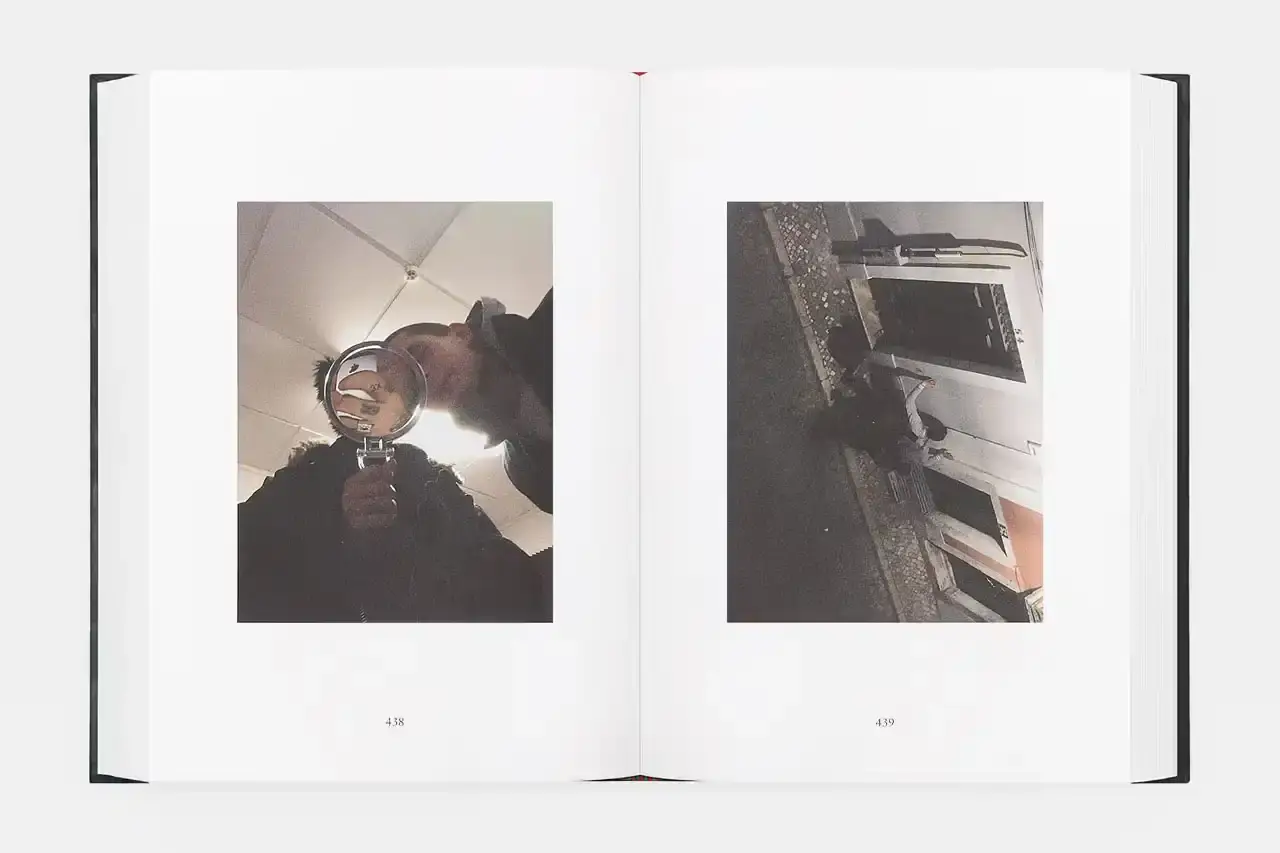 YUNG LEAN RELEASES IPHONE ARCHIVE BOOK image about musician Yung Lean's first book publication, containing ten years of personal iPhone content organized into themed chapters. The piece describes the book's physical design, content organization, and the artist's reflection on digital memory collection. (image 13 of 29)