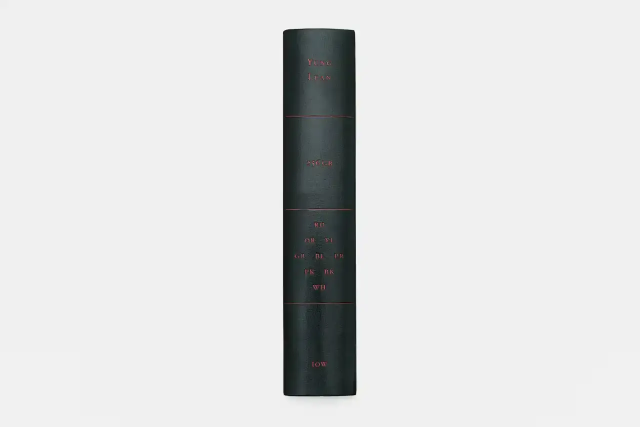 YUNG LEAN RELEASES IPHONE ARCHIVE BOOK image about musician Yung Lean's first book publication, containing ten years of personal iPhone content organized into themed chapters. The piece describes the book's physical design, content organization, and the artist's reflection on digital memory collection. (image 7 of 29)