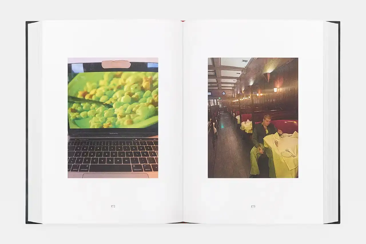 YUNG LEAN RELEASES IPHONE ARCHIVE BOOK image about musician Yung Lean's first book publication, containing ten years of personal iPhone content organized into themed chapters. The piece describes the book's physical design, content organization, and the artist's reflection on digital memory collection. (image 18 of 29)
