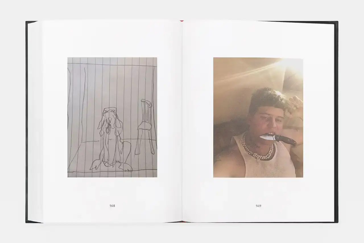 YUNG LEAN RELEASES IPHONE ARCHIVE BOOK image about musician Yung Lean's first book publication, containing ten years of personal iPhone content organized into themed chapters. The piece describes the book's physical design, content organization, and the artist's reflection on digital memory collection. (image 19 of 29)