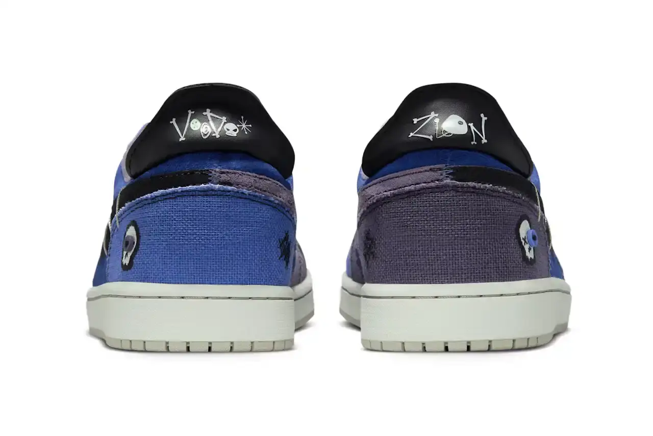 ZION WILLIAMSON JORDAN 1 LOW "VOODOO ALTERNATE" SET FOR RELEASE image about the upcoming release of Zion Williamson's Air Jordan 1 Low OG "Voodoo Alternate" sneaker. The content includes product specifications, design details, pricing information, and release logistics. Key information is presented in bullet points at the beginning for quick reference. The article contains no images but references official Nike product photography. Text is structured with clear headings and maintains consistent formatting throughout for screen reader compatibility. (image 6 of 8)